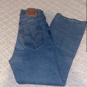 Levi's High waisted Crop flare - size 27